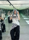 DAXUEN Bold DHT Graphic T-Shirt - DAXUEN — model photo