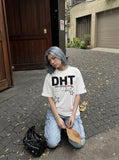 DAXUEN Bold DHT Graphic T-Shirt - DAXUEN — model photo