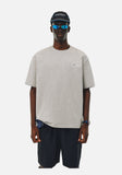 DAXUEN black oversized bold-emblem back print tee