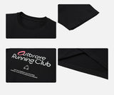 DAXUEN black oversized bold-emblem back print tee