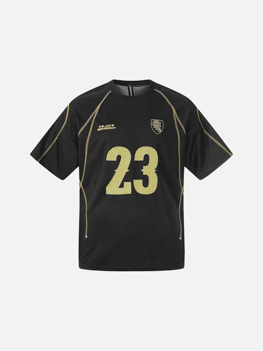 DAXUEN Short-sleeved crew-neck sports jersey