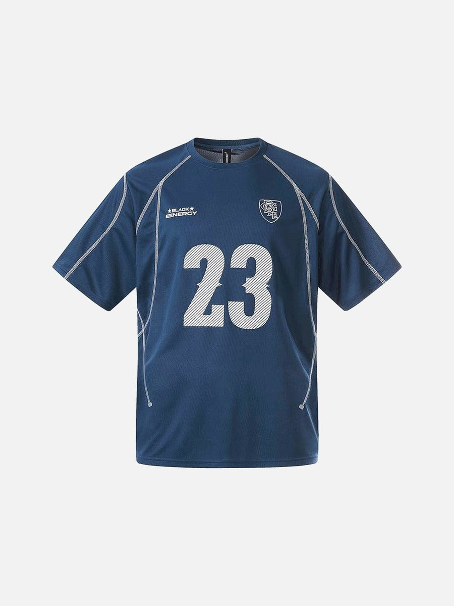 DAXUEN Short-sleeved crew-neck sports jersey