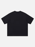 DAXUEN Bold floral patchwork graphic T-shirt