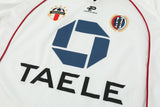 DAXUEN white and navy blue bold geometric graphic football jersey
