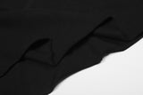 DAXUEN black oversized bold-graphic 33 t-shirt