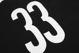 DAXUEN black oversized bold-graphic 33 t-shirt