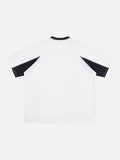 DAXUEN Boxy short-sleeved T-shirt with graphics and contrasting colors