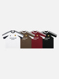 DAXUEN Boxy short-sleeved T-shirt with graphics and contrasting colors