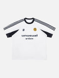DAXUEN Boxy short-sleeved T-shirt with graphics and contrasting colors