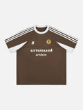 DAXUEN Boxy short-sleeved T-shirt with graphics and contrasting colors