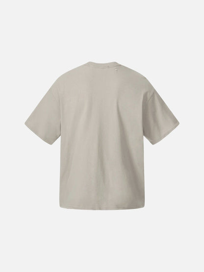 DAXUEN Oversized short-sleeved t-shirt with graphic print