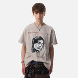 DAXUEN Oversized short-sleeved t-shirt with graphic print