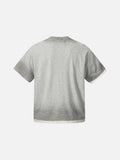 DAXUEN Oversized heather grey short-sleeve t-shirt with graphic print