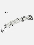 DAXUEN Oversized heather grey short-sleeve t-shirt with graphic print