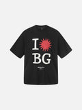DAXUEN Oversized short-sleeved graphic T-shirt