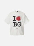 DAXUEN Oversized short-sleeved graphic T-shirt