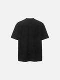 DAXUEN Bold oversized t-shirt with graphic embroidery and studs