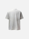DAXUEN Bold oversized t-shirt with graphic embroidery and studs