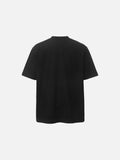 DAXUEN Bold oversized t-shirt with graphic embroidery and studs