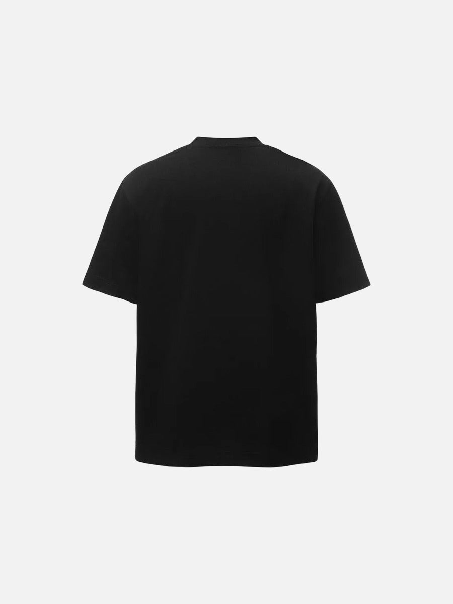 DAXUEN Bold graphic oversized t-shirt in black and white