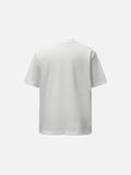 DAXUEN Bold graphic oversized t-shirt in black and white