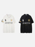 DAXUEN Short sleeve polo shirt with graphic designs