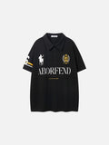 DAXUEN Short sleeve polo shirt with graphic designs