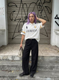DAXUEN Short sleeve polo shirt with graphic designs — model photo