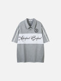 DAXUEN Short-sleeved polo shirt with graphic designs