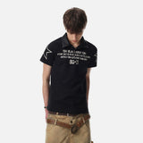 DAXUEN Short sleeve polo shirt with bold graphics