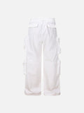DAXUEN Wide-leg cargo pants with graphic print