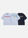 DAXUEN Crew neck t-shirt with bold graphics