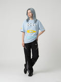 DAXUEN Bold Hair Clip Graphic T-Shirt | DAXUEN — model photo