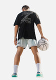 DAXUEN black oversized bold-hand-drawn graphic tee