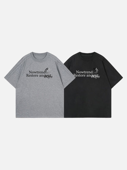 DAXUEN Men's short-sleeved graphic t-shirt