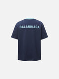 DAXUEN Relaxed-fit short-sleeve t-shirt with bold embroidery