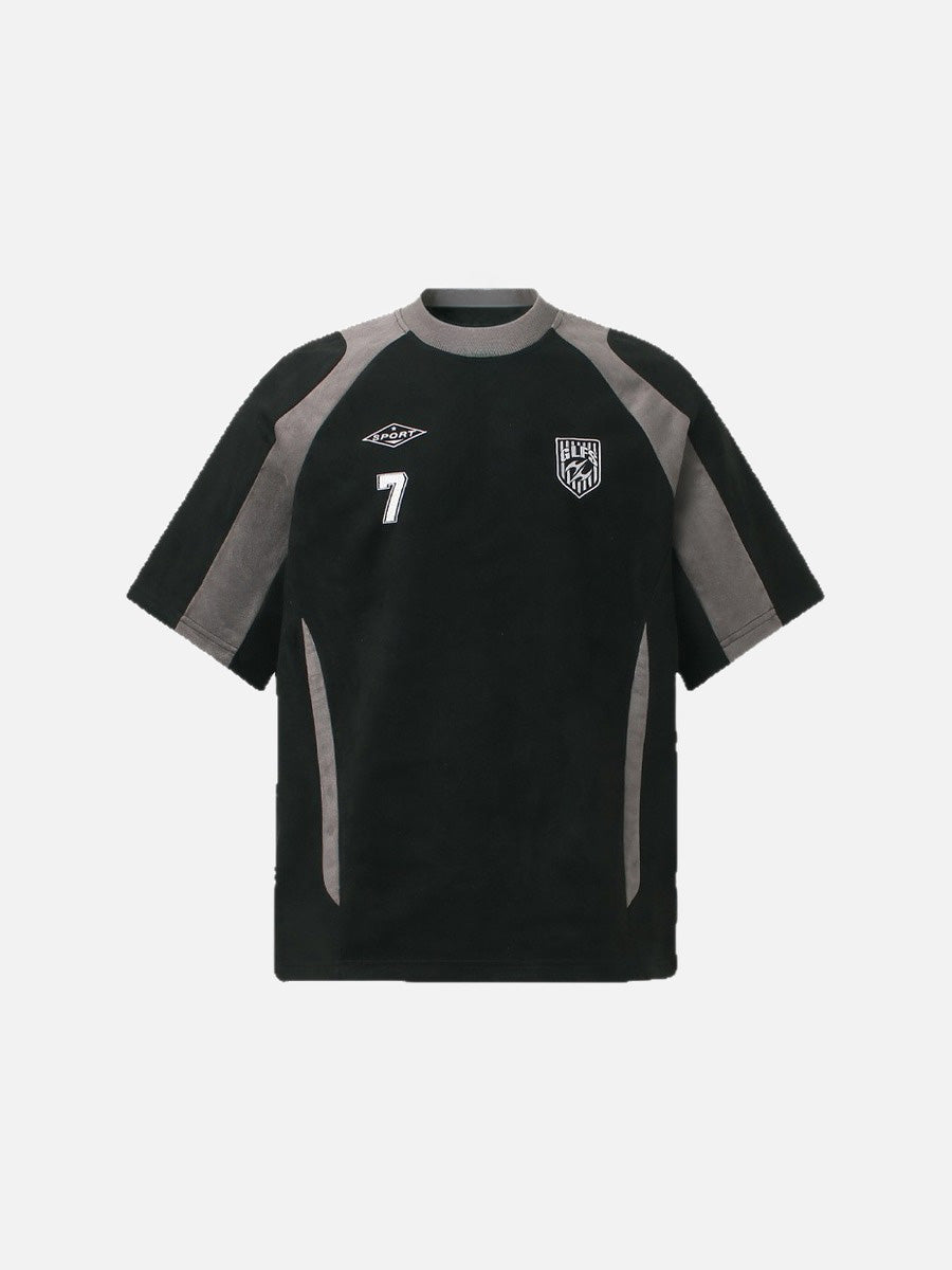 Bold Number 7 Embroidered T-Shirt