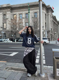 Bold Number 8 Mesh T-Shirt