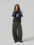DAXUEN Mesh sports T-shirt with number 8 — model photo