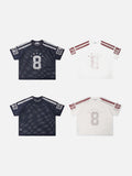 DAXUEN Mesh sports T-shirt with number 8