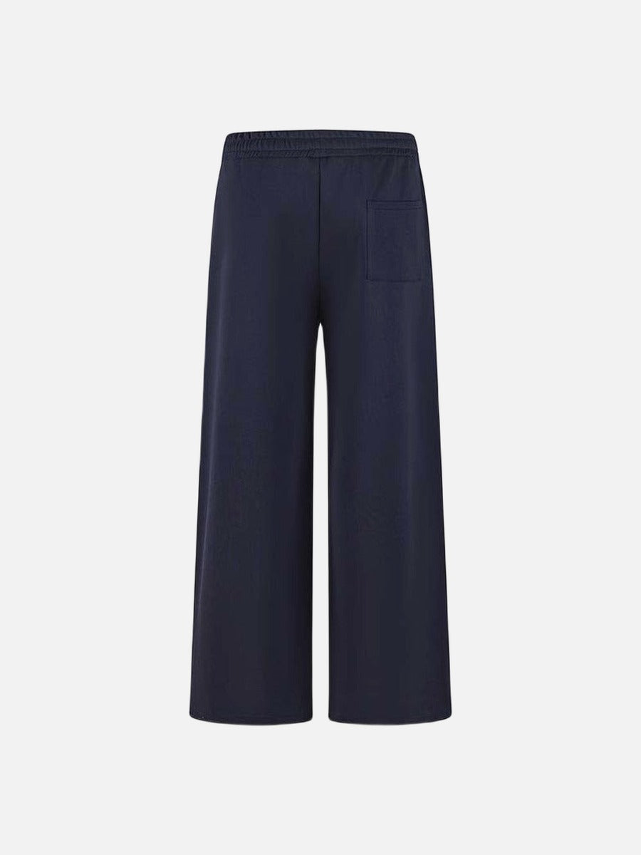 DAXUEN Wide leg sweatpants with numeral graphic