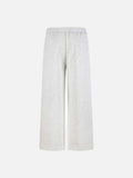 DAXUEN Wide leg sweatpants with numeral graphic