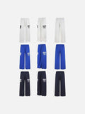 DAXUEN Wide leg sweatpants with numeral graphic