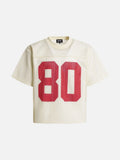 DAXUEN Oversized short-sleeved t-shirt with bold graphics
