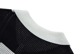DAXUEN black knit polo with bold '7' graphic