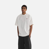DAXUEN white oversized bold red graphic back t-shirt