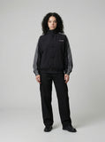 DAXUEN Relaxed-fit jacket with Chinese frog buttons and embroidery — model photo