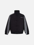 DAXUEN Relaxed-fit jacket with Chinese frog buttons and embroidery