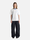 DAXUEN white athletic top with running club graphic
