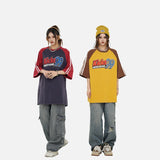 DAXUEN washed black oversized 'Spirit of Freedom' graphic tee